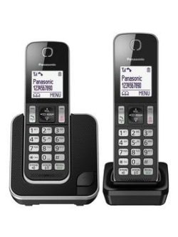 Panasonic Kx-Tgd312Eb Digital Cordless Telephone (2 Handsets)